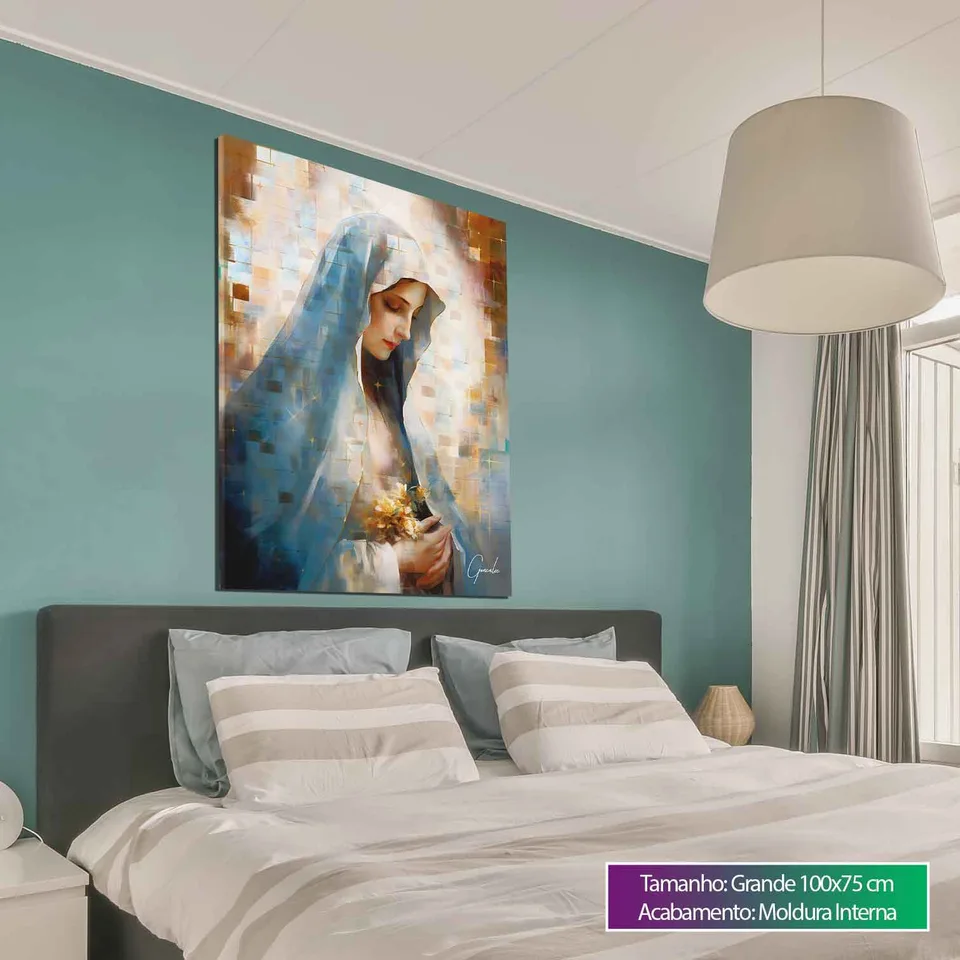 Quadro Nossa Senhora das Graças Grid Art, de Gonzalez — foto 10