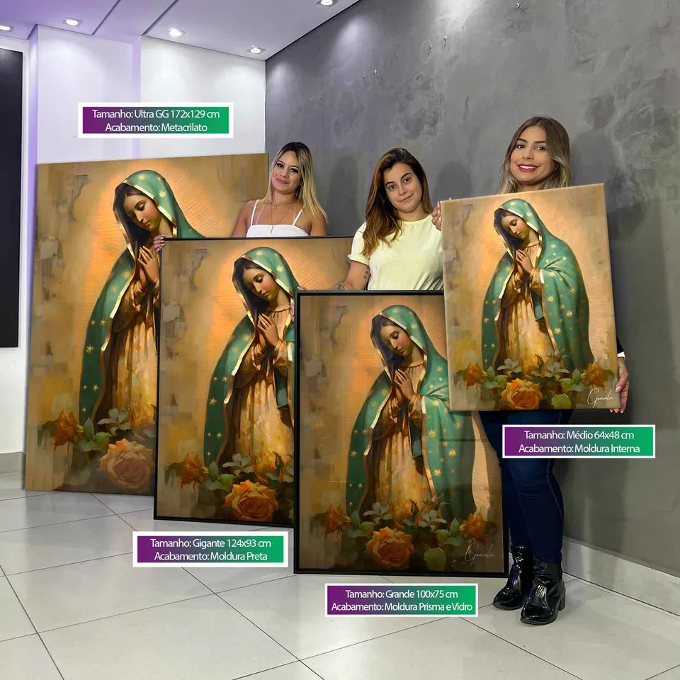 Quadro Nossa Senhora de Guadalupe Strati D'Arte, de Gonzalez — foto 3