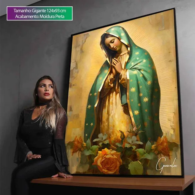 Quadro Nossa Senhora de Guadalupe Strati D'Arte, de Gonzalez — foto 7