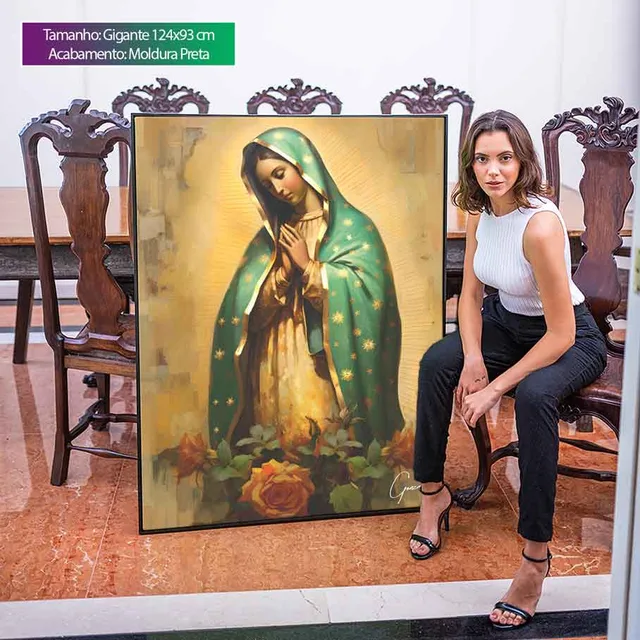 Quadro Nossa Senhora de Guadalupe Strati D'Arte, de Gonzalez — foto 9