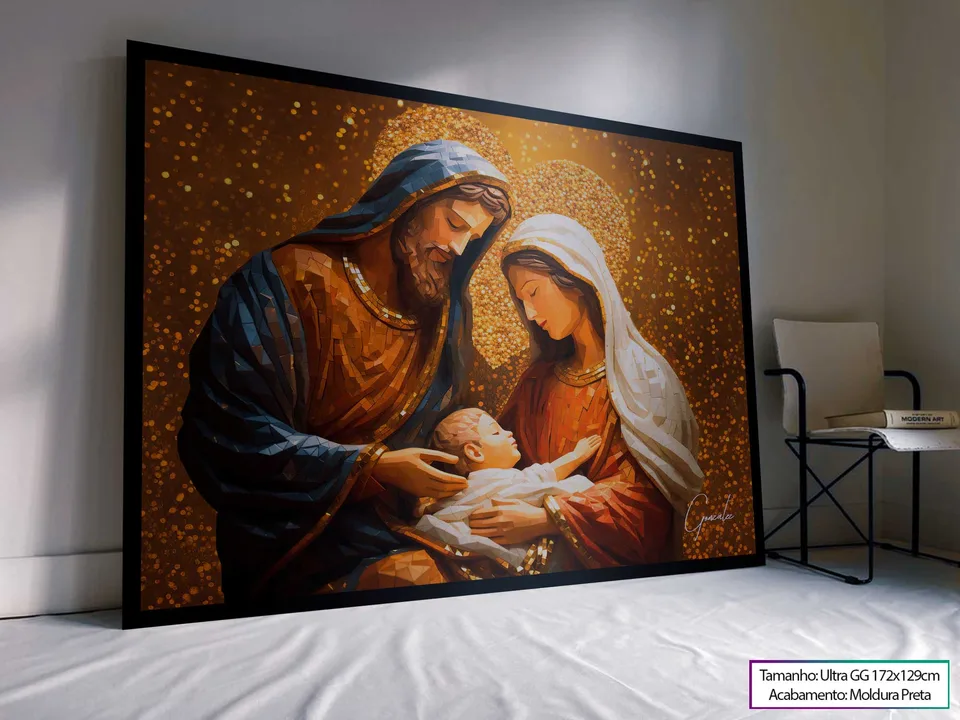 Quadro O Amor da Sagrada Família, de Gonzalez — foto 2