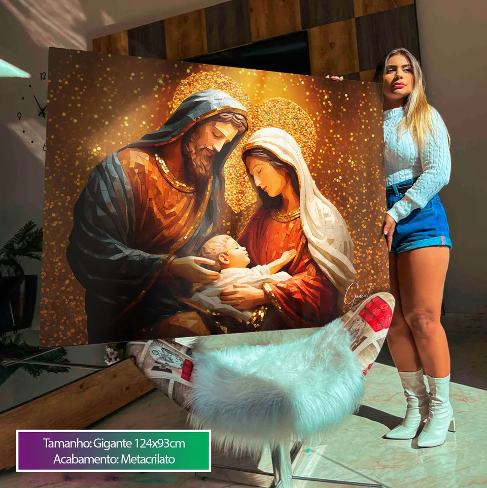 Quadro O Amor da Sagrada Família, de Gonzalez — foto 3