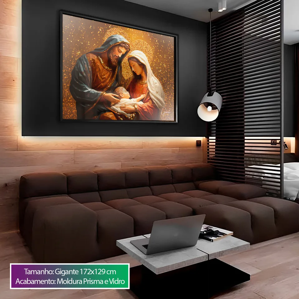Quadro O Amor da Sagrada Família, de Gonzalez — foto 4