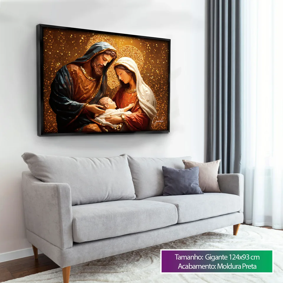 Quadro O Amor da Sagrada Família, de Gonzalez — foto 5