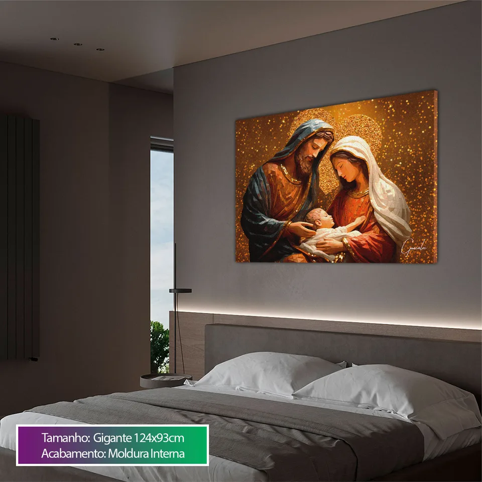 Quadro O Amor da Sagrada Família, de Gonzalez — foto 7