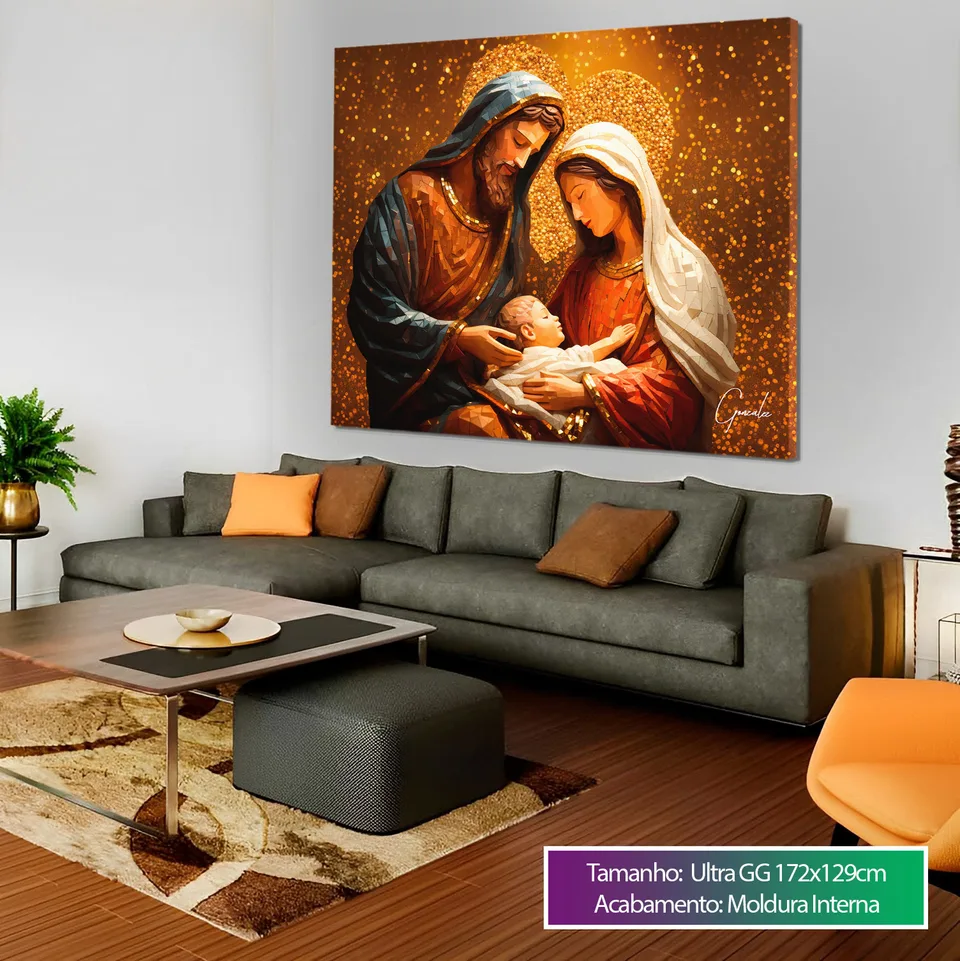 Quadro O Amor da Sagrada Família, de Gonzalez — foto 9