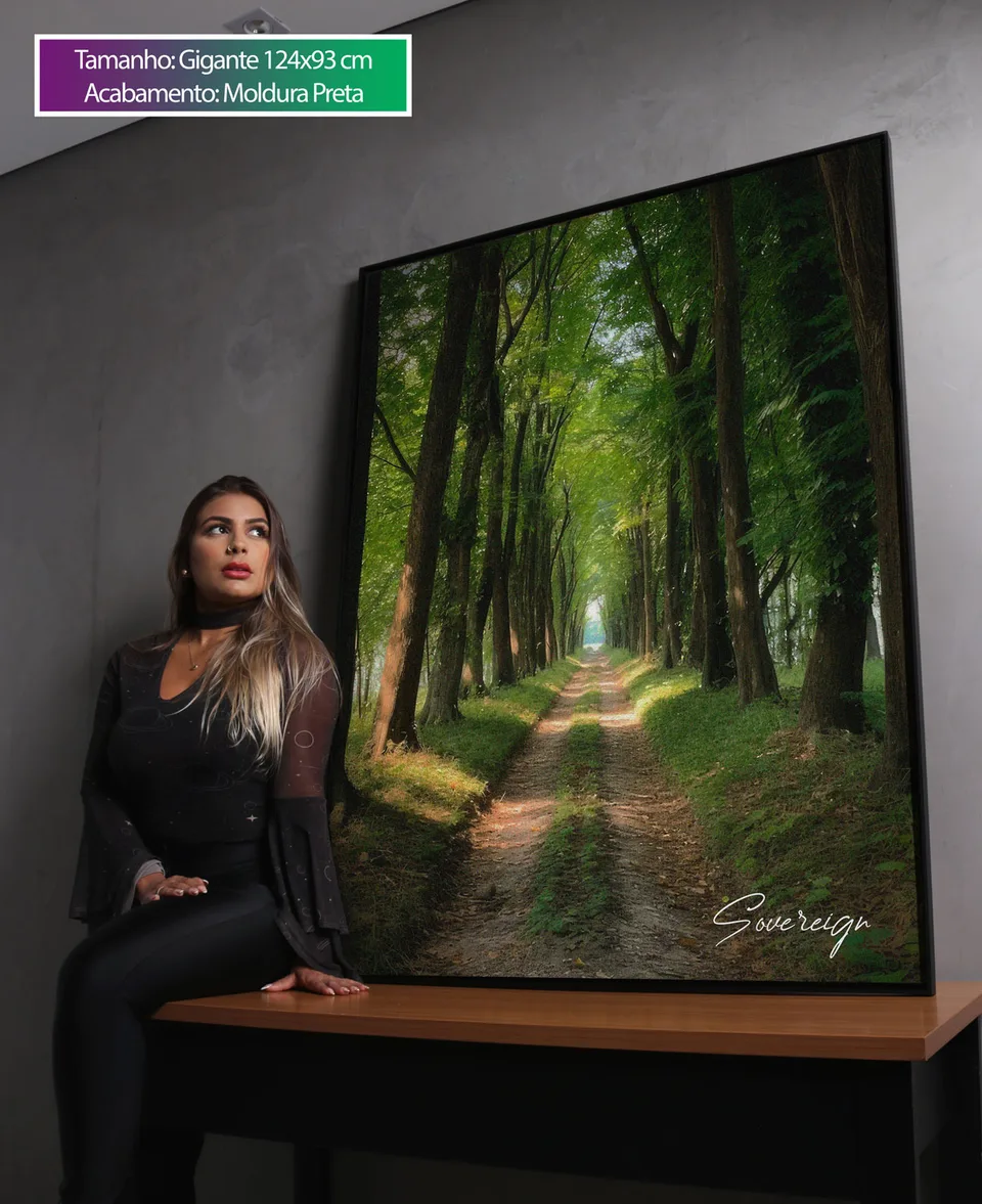 Quadro O Caminho da Floresta, de Sovereign — foto 2