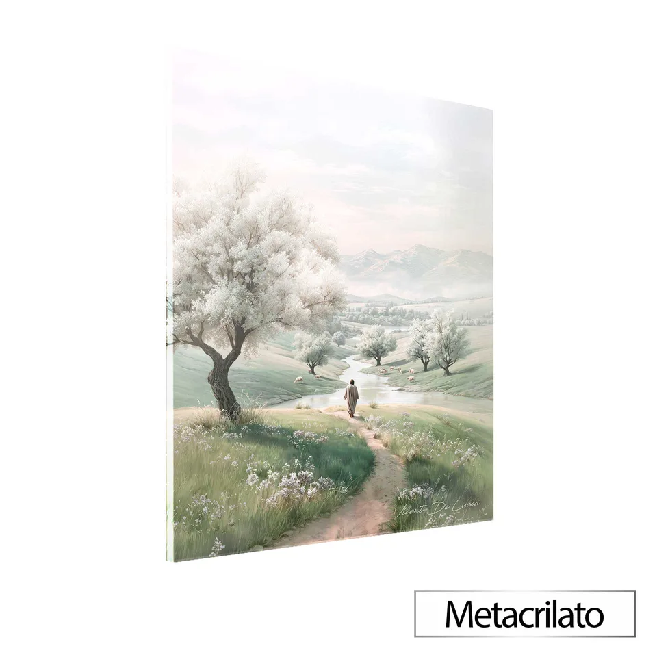 Quadro O Caminho do Pastor com acabamento em metacrilato
