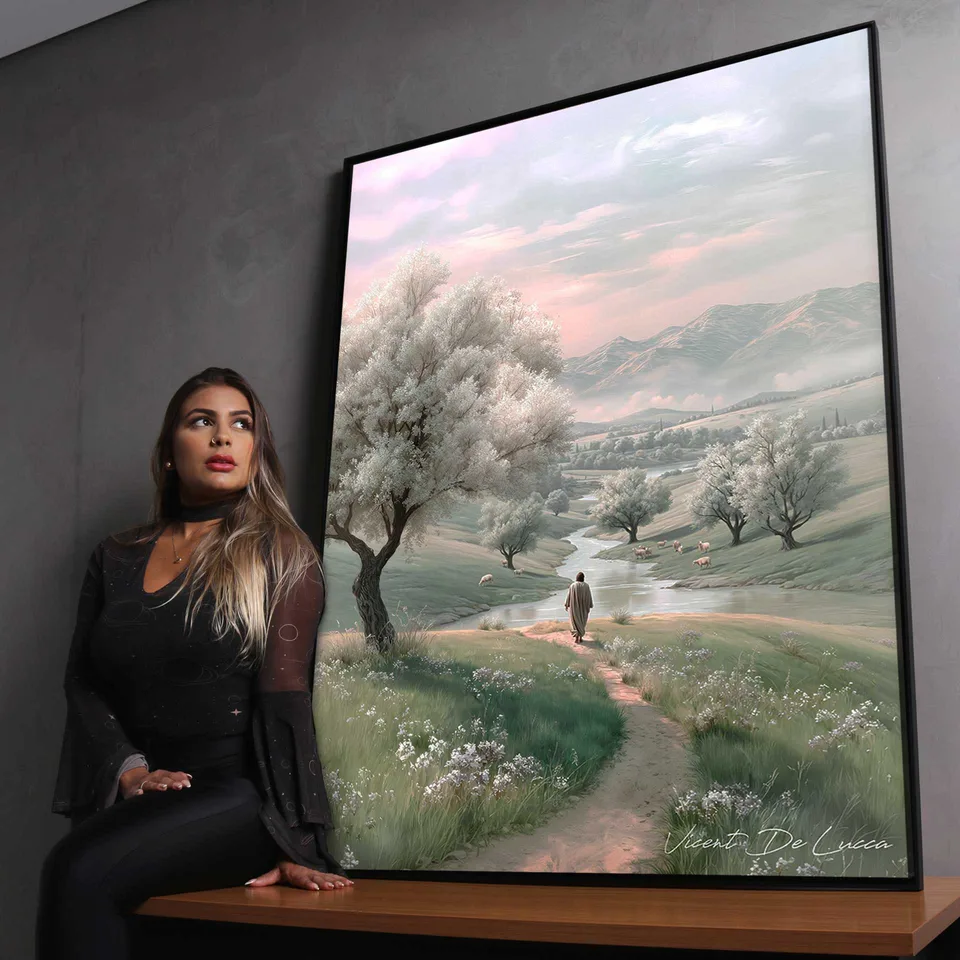 Quadro O Caminho do Pastor, de Vicent de Lucca — foto 9