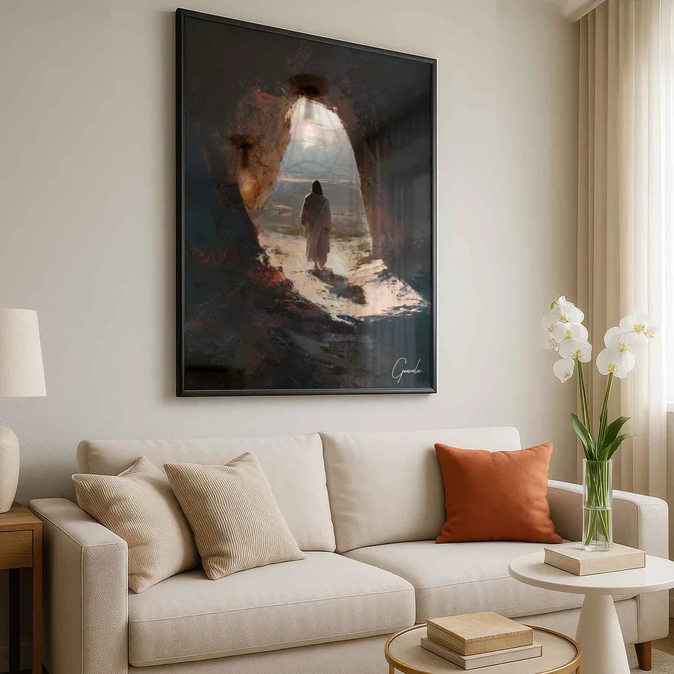 Quadro O Despertar da Fé, de Gonzalez — foto 4