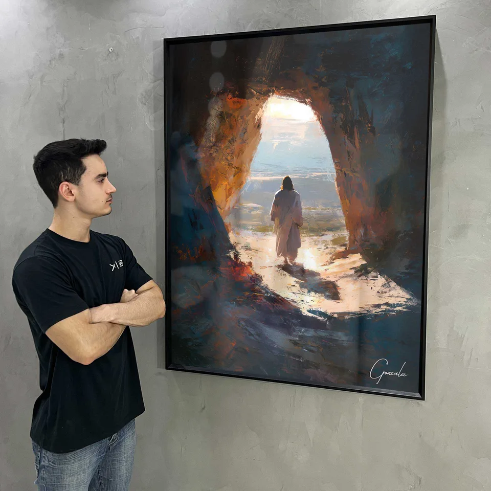 Quadro O Despertar da Fé, de Gonzalez — foto 6