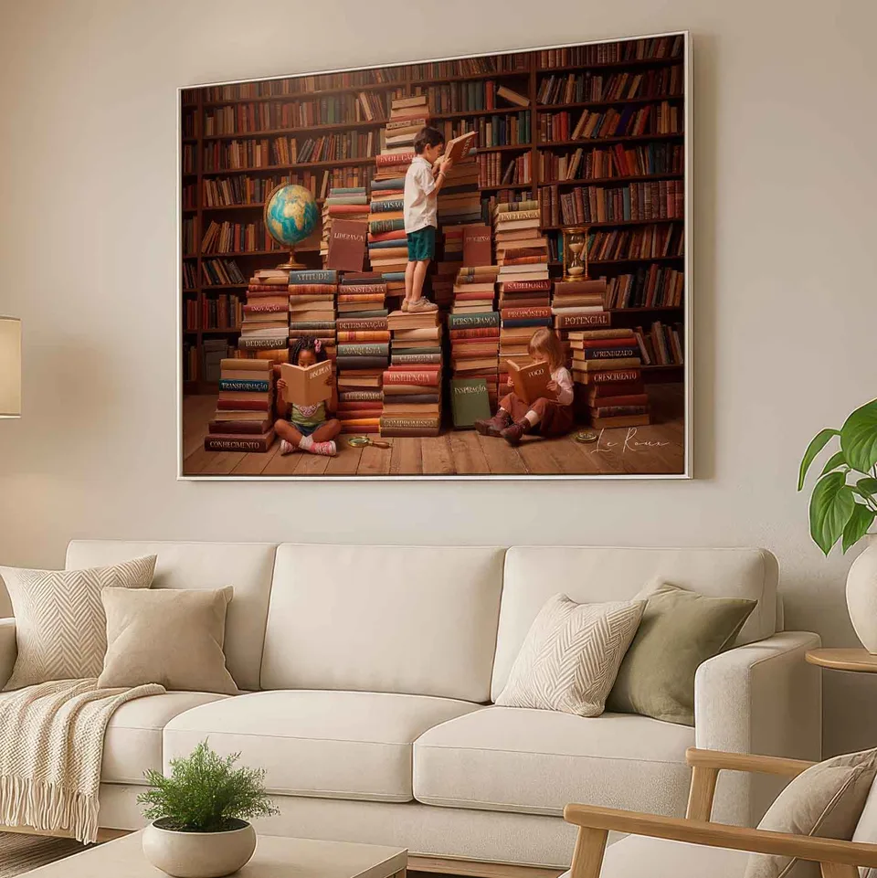 Quadro O Futuro do Mundo, de Le Roux — foto 4