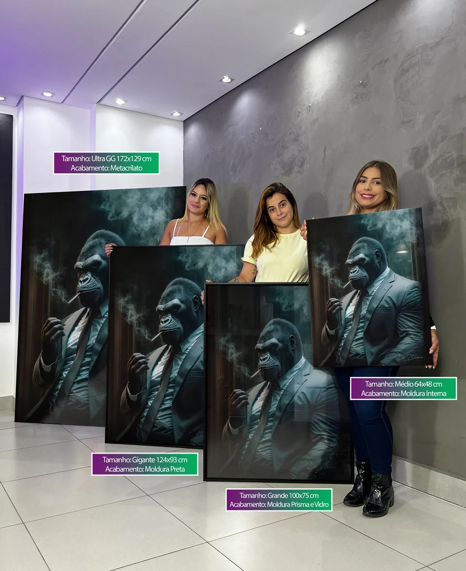 Quadro O Gorila Gângster, de Le Blanc — foto 2