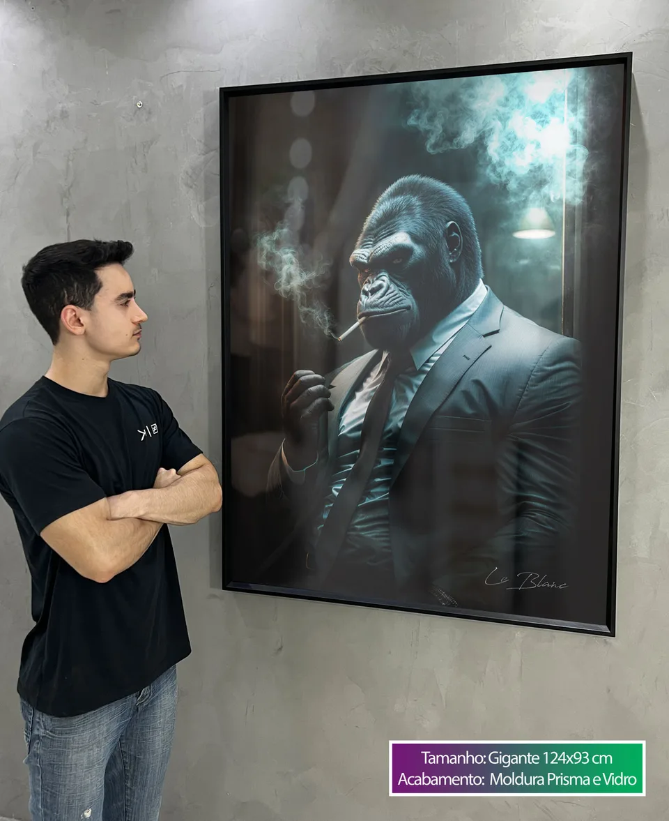 Quadro O Gorila Gângster, de Le Blanc — foto 3