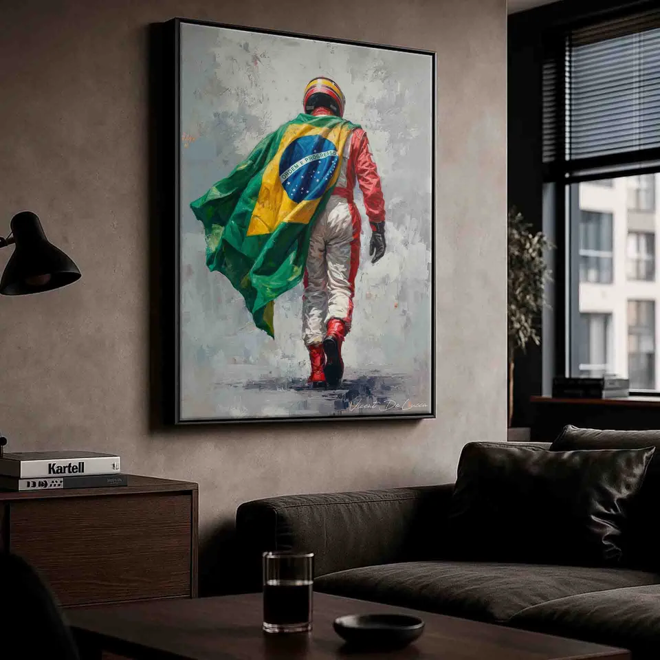Quadro O Herói Brasileiro, de Vicent de Lucca — foto 2