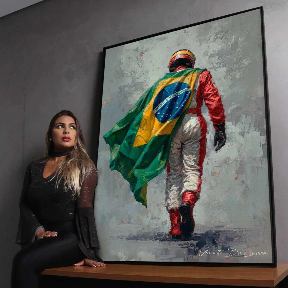 Quadro O Herói Brasileiro, de Vicent de Lucca — foto 3