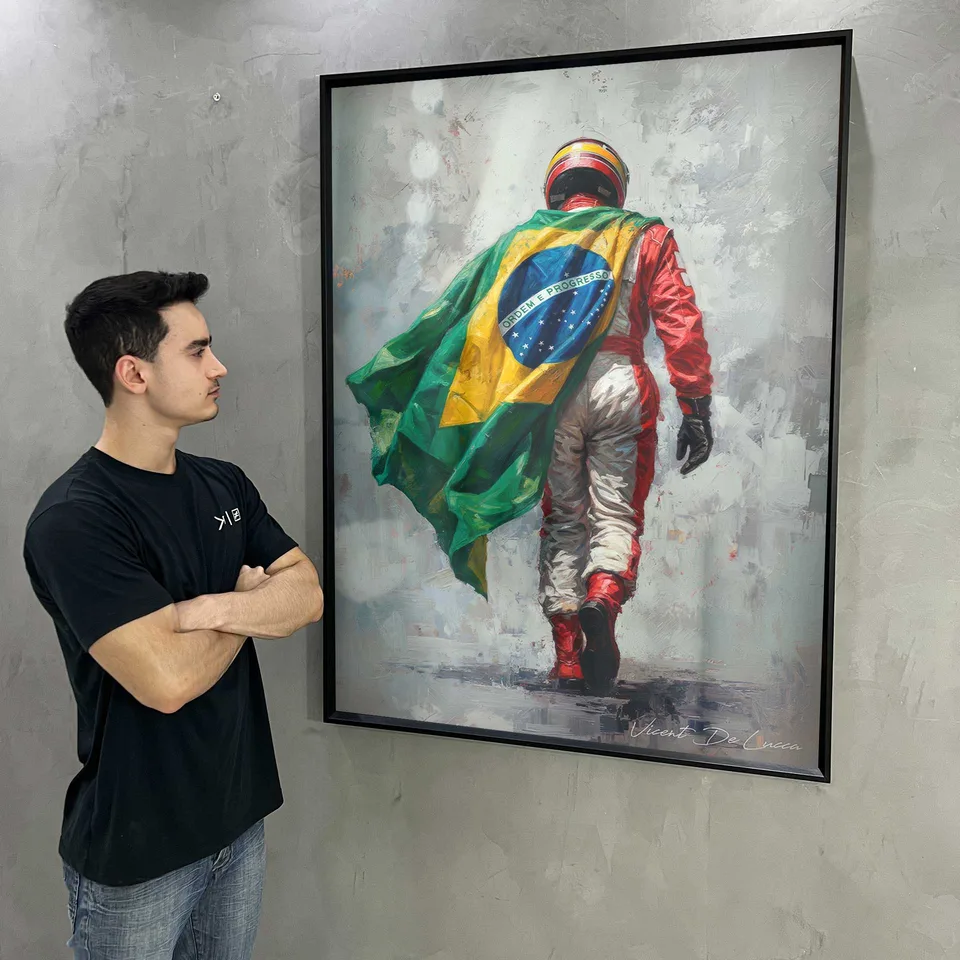 Quadro O Herói Brasileiro, de Vicent de Lucca — foto 6