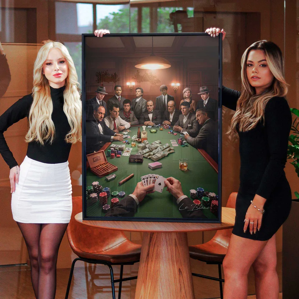 Quadro O Jogo dos Gangsters, de Le Blanc — foto 2