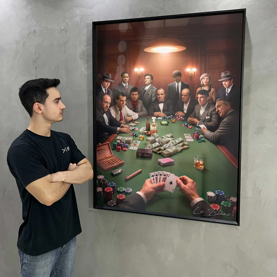 Quadro O Jogo dos Gangsters, de Le Blanc — foto 4