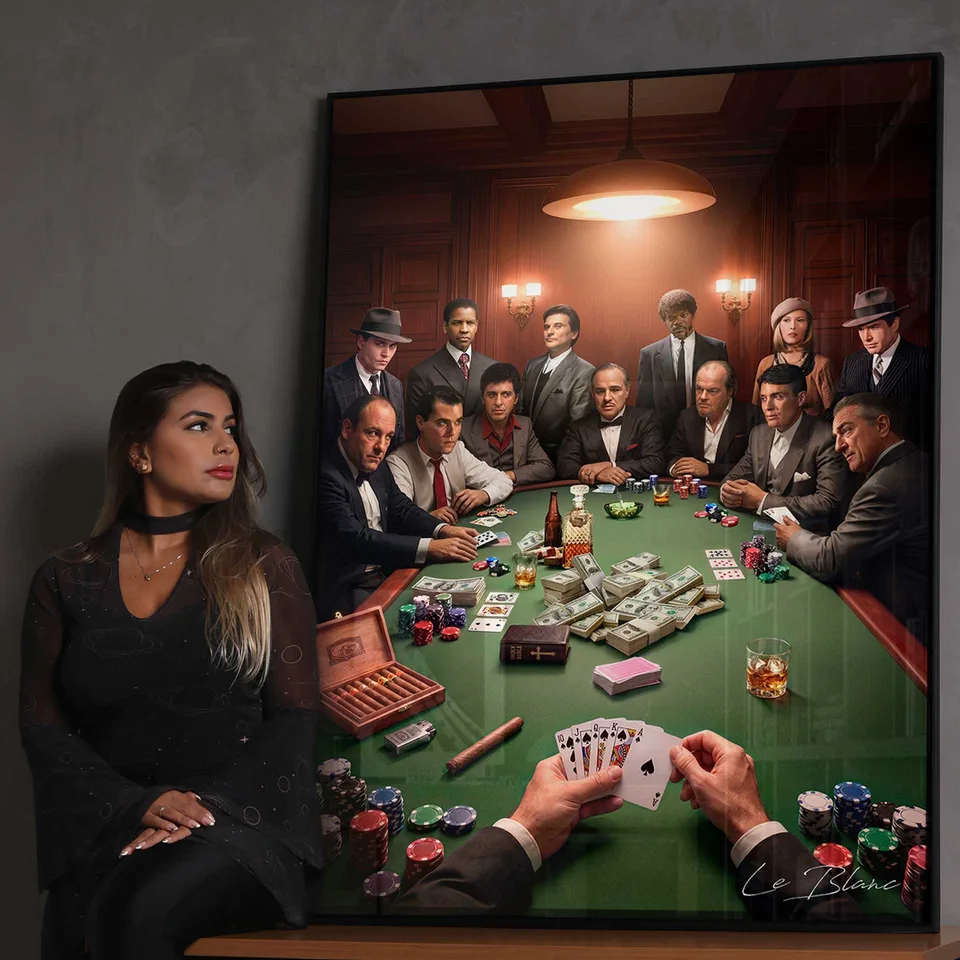 Quadro O Jogo dos Gangsters, de Le Blanc — foto 5