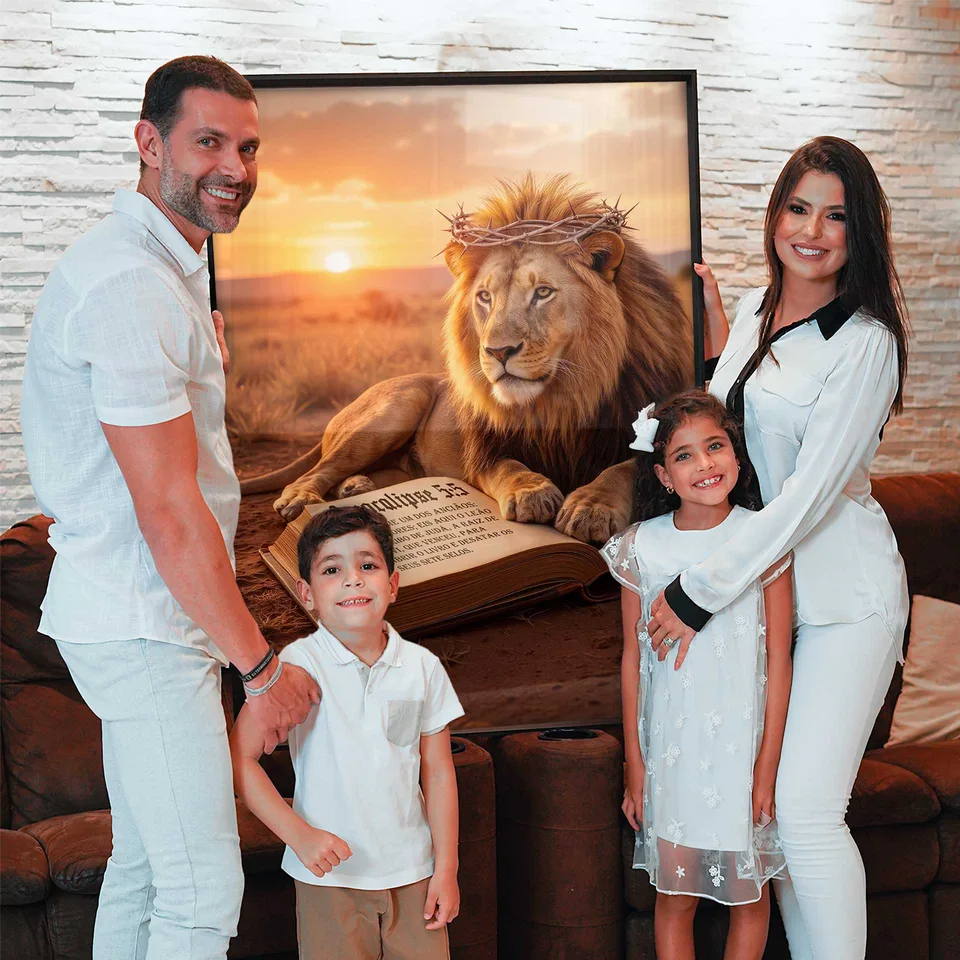 Quadro O Leão da Revelação, de Benoit — foto 6