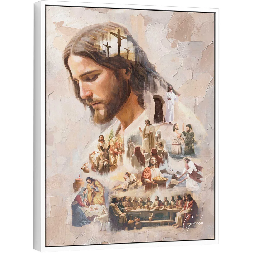Quadro O Legado de Cristo - Coleção Cream Art — foto 1