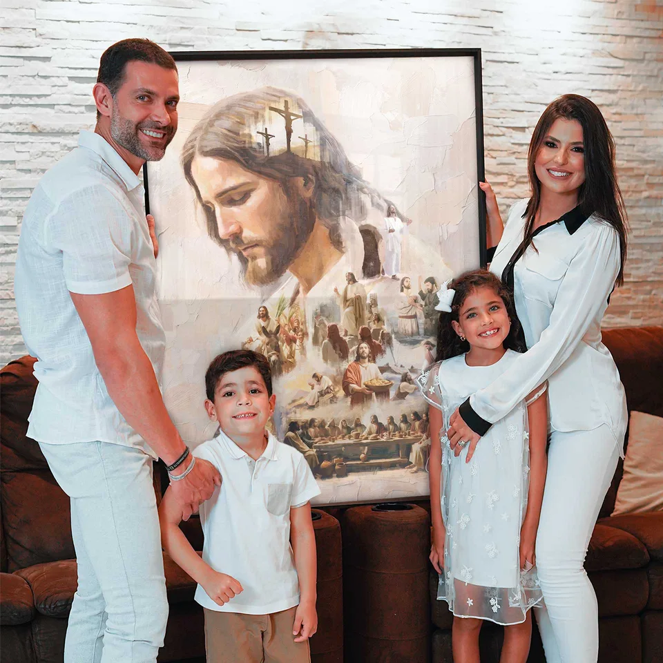 Quadro O Legado de Cristo - Coleção Cream Art — foto 2
