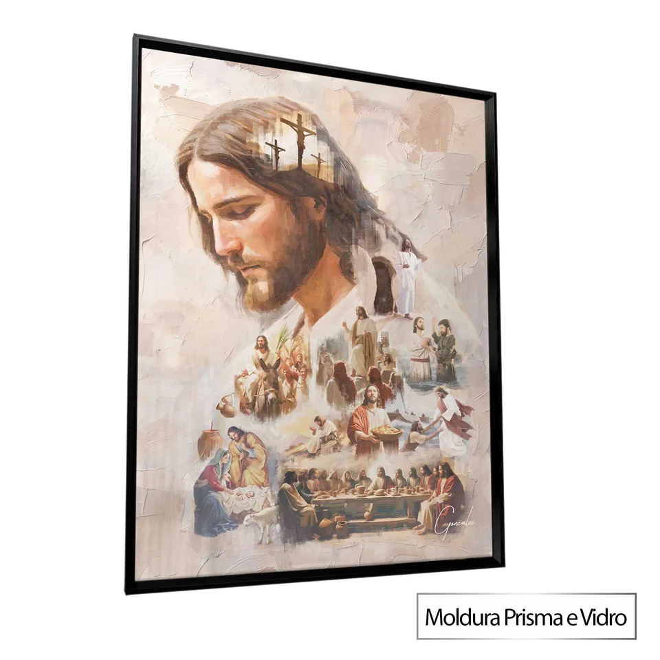 Quadro O Legado de Cristo - Coleção Cream Art — foto 10
