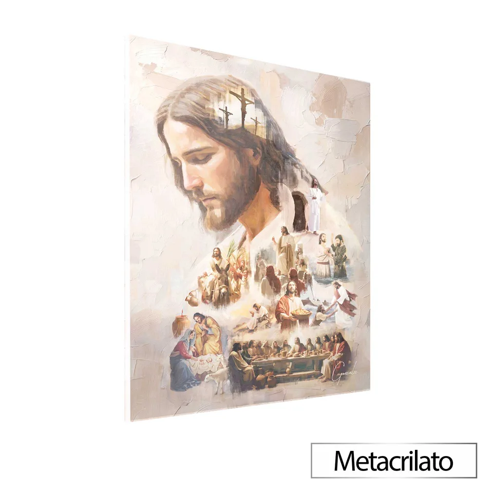 Quadro O Legado de Cristo - Coleção Cream Art — foto 11