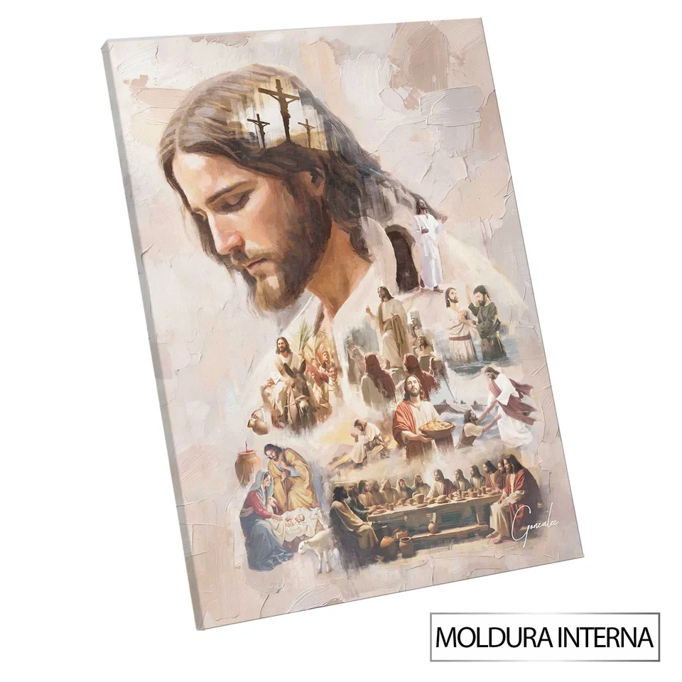 Quadro O Legado de Cristo - Coleção Cream Art — foto 12