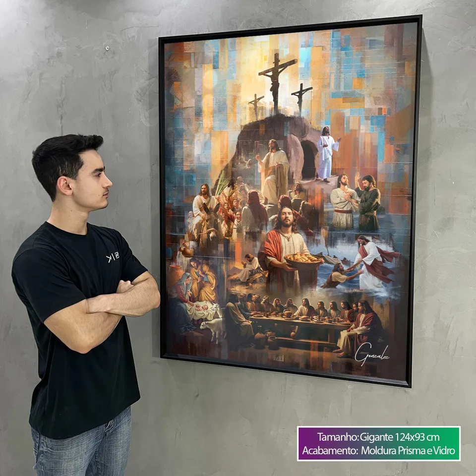 Quadro O Legado de Cristo - Monte Divino, de Gonzalez — foto 4