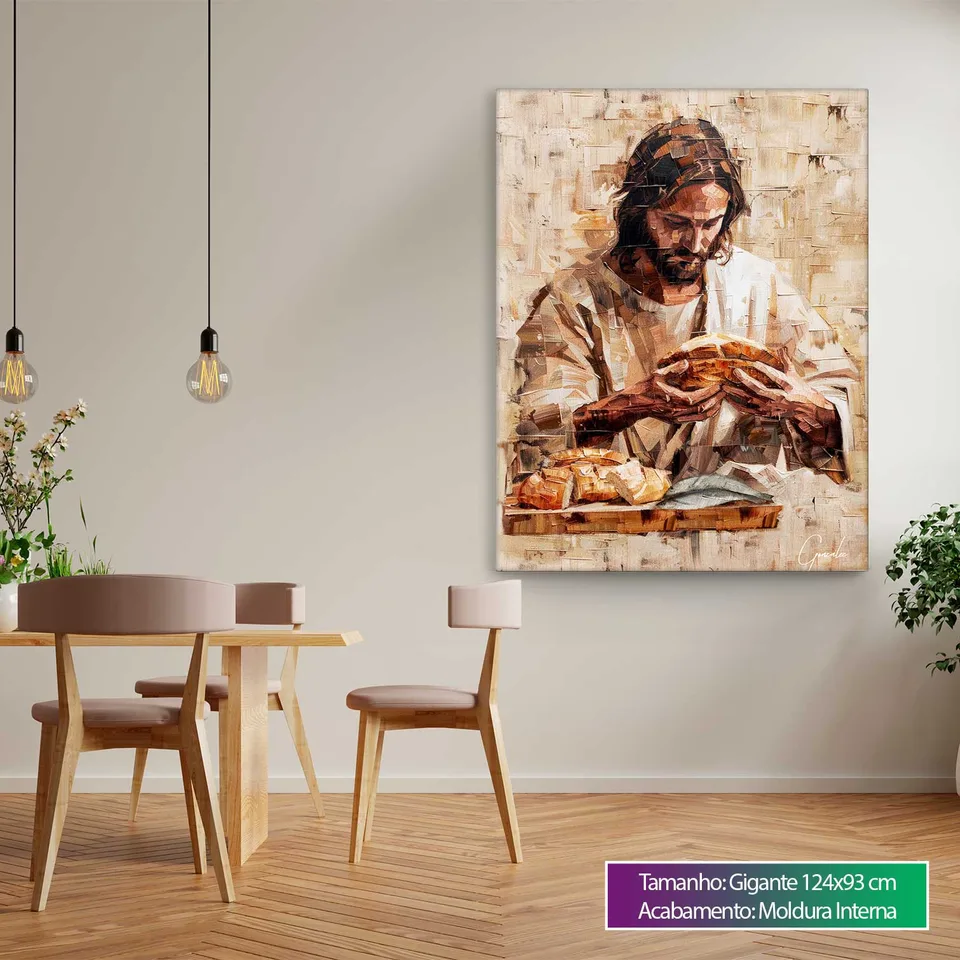 Quadro O Partilhar de Cristo, de Gonzalez — foto 2