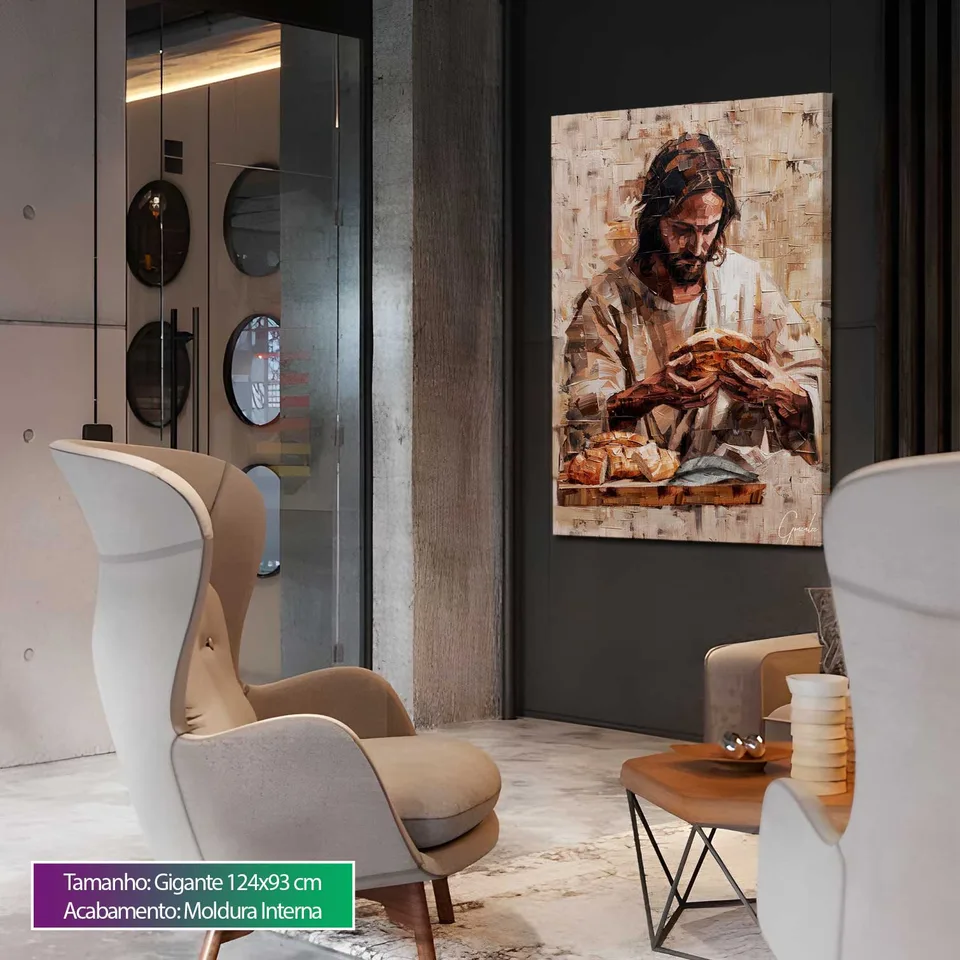 Quadro O Partilhar de Cristo, de Gonzalez — foto 3