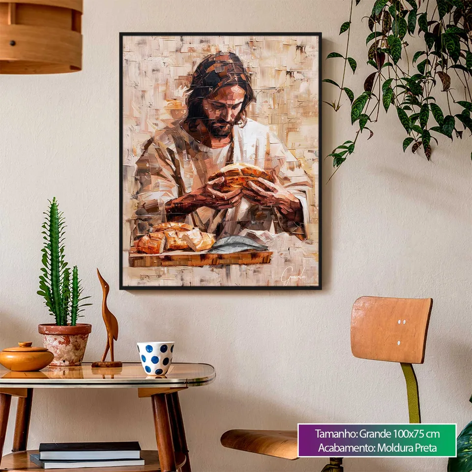 Quadro O Partilhar de Cristo, de Gonzalez — foto 5