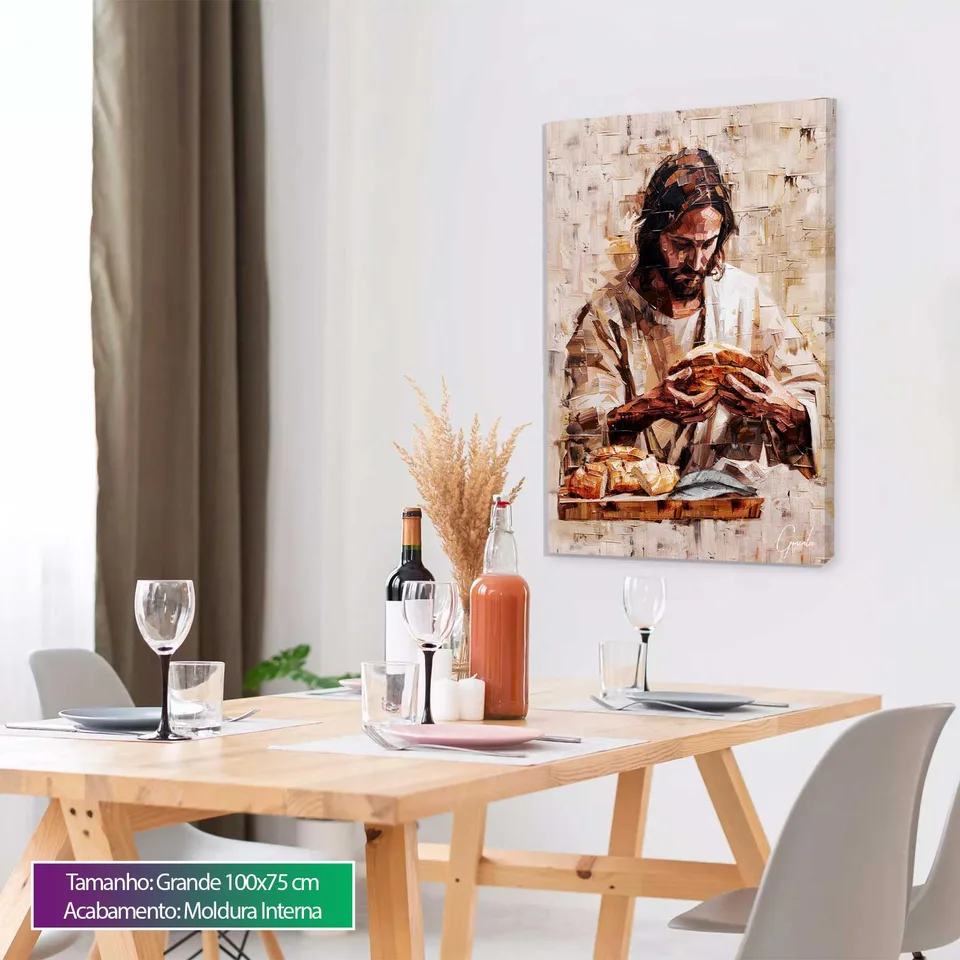 Quadro O Partilhar de Cristo, de Gonzalez — foto 6