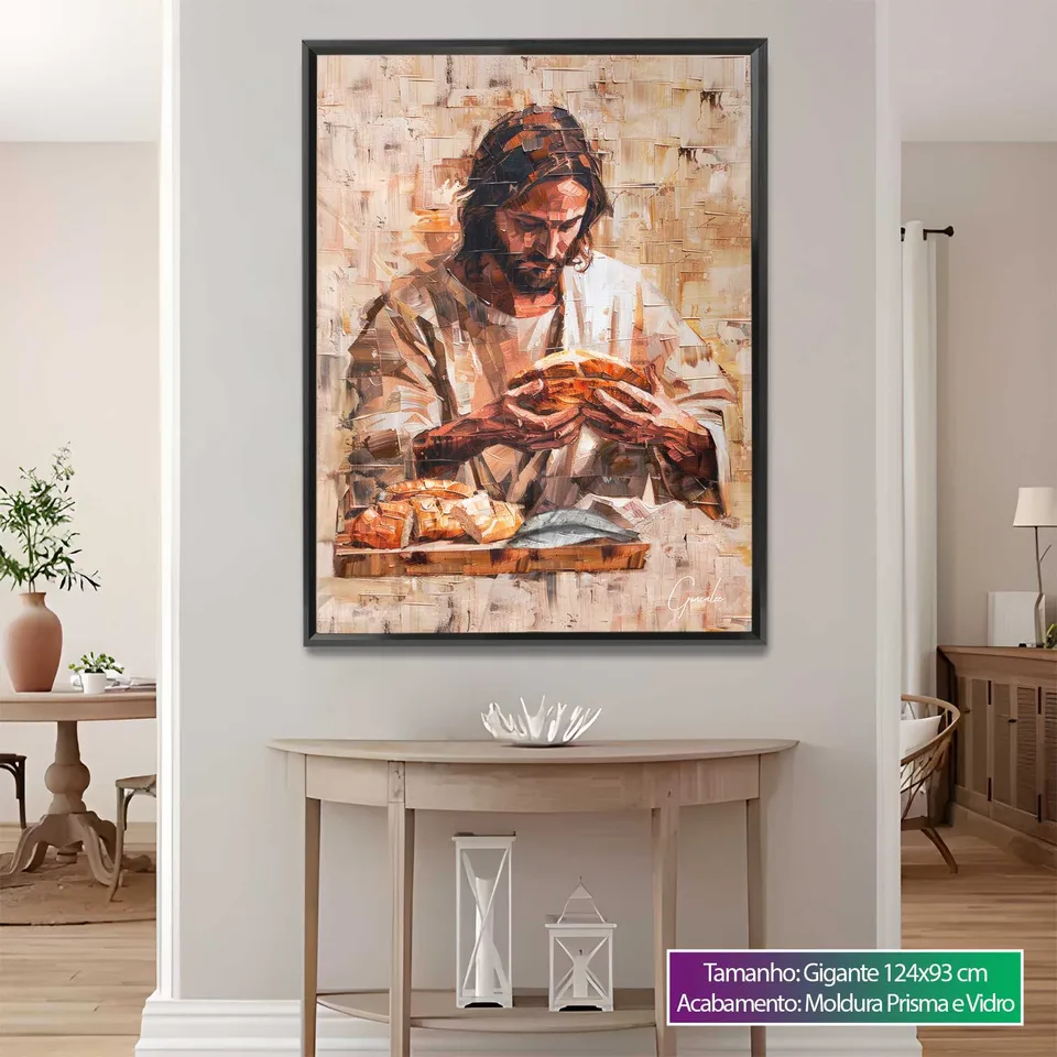 Quadro O Partilhar de Cristo, de Gonzalez — foto 7