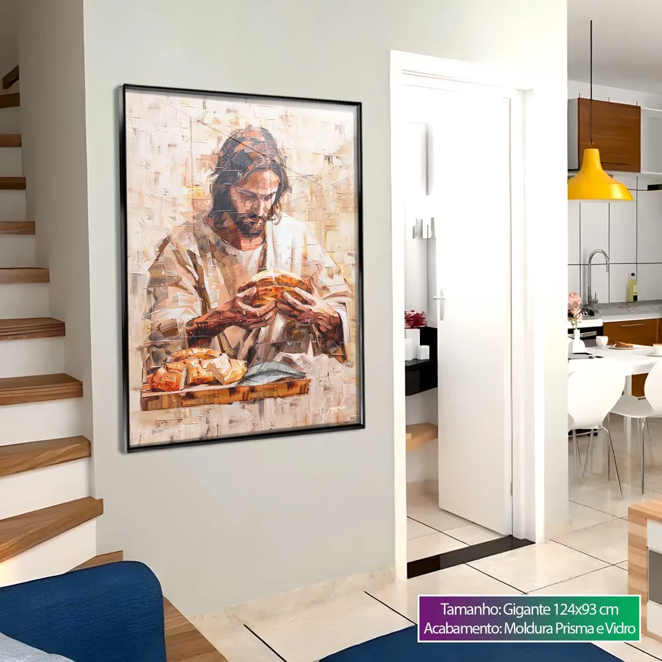 Quadro O Partilhar de Cristo, de Gonzalez — foto 9