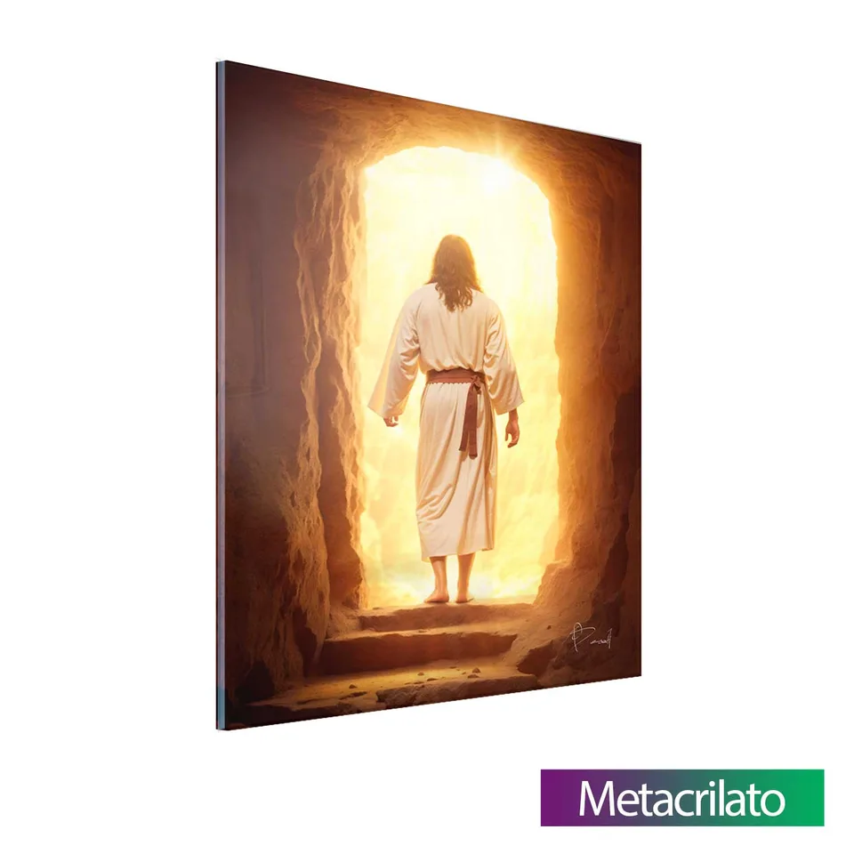 Quadro O Retorno de Cristo com acabamento em metacrilato