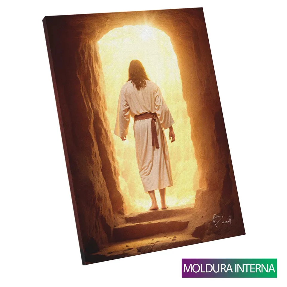 Quadro O Retorno de Cristo com moldura interna