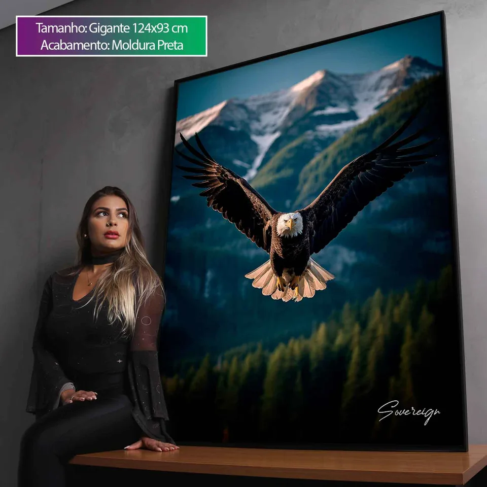Quadro O Voo da Águia para escritório, de Sovereign — foto 8