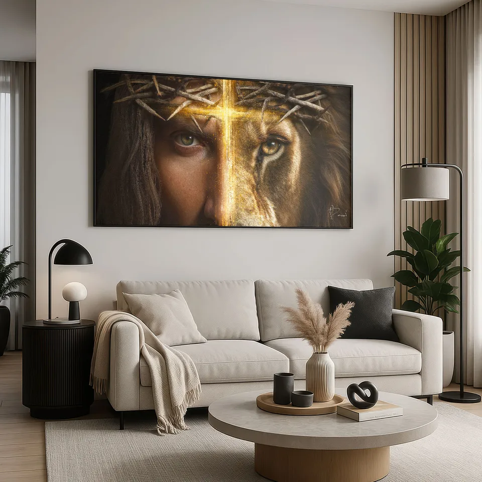 Quadro Olhares Divinos, de Benoit — foto 2