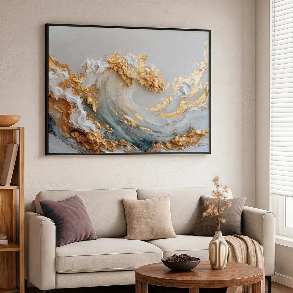 Quadro Onda Celestial para sala, de Vicent de Lucca — foto 2
