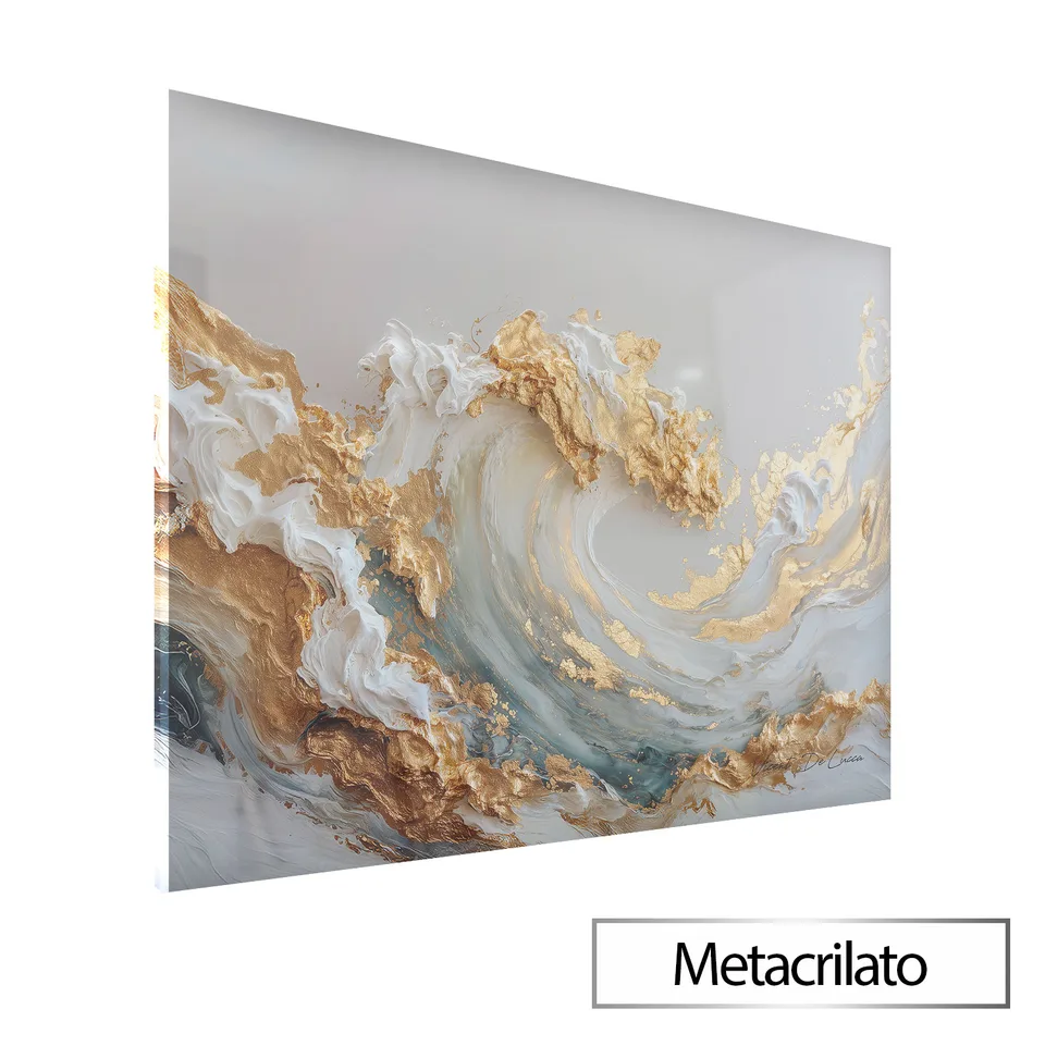 Quadro Onda Celestial com acabamento em metacrilato