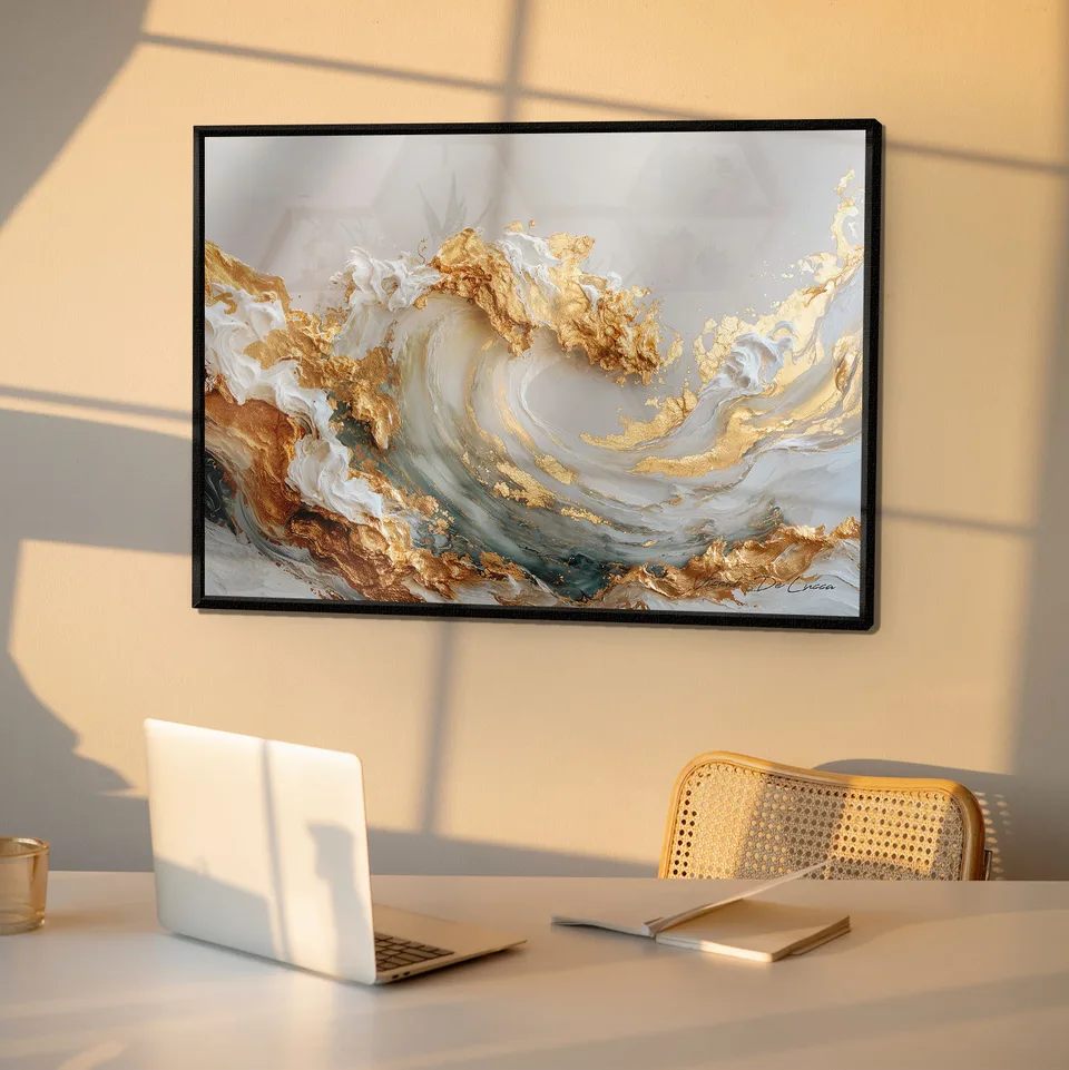 Quadro Onda Celestial para sala, de Vicent de Lucca — foto 5