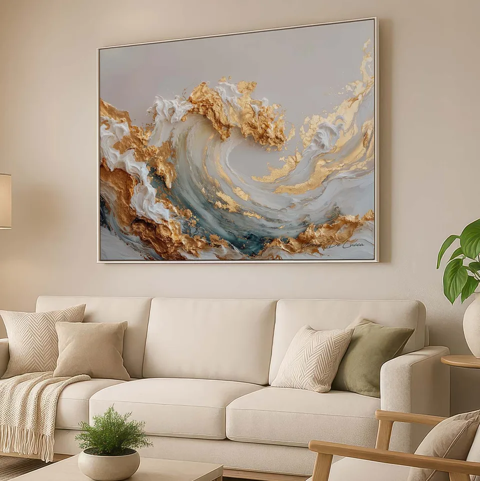 Quadro Onda Celestial para sala, de Vicent de Lucca — foto 7