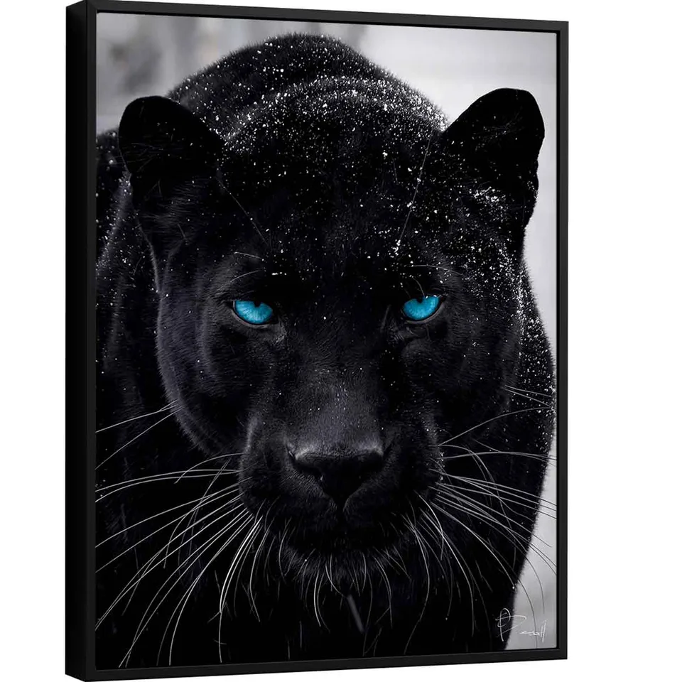 Quadro Pantera na Neve