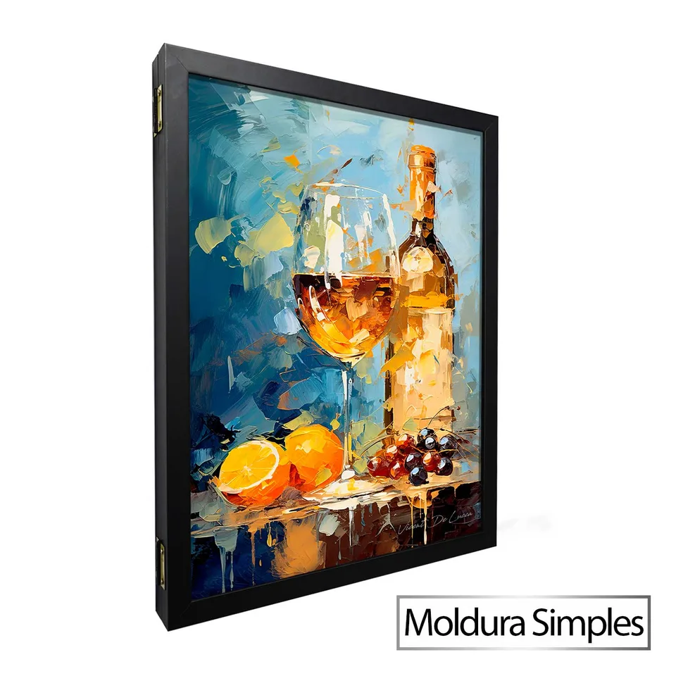 Quadro Para Esconder Caixa de Luz - Vinho Branco, de Vicent de Lucca — foto 7