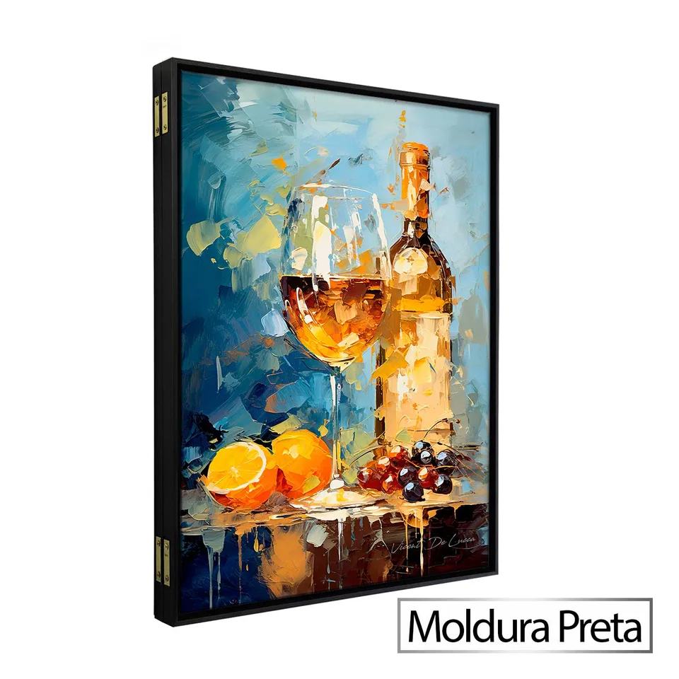 Quadro Para Esconder Caixa de Luz - Vinho Branco, de Vicent de Lucca — foto 8
