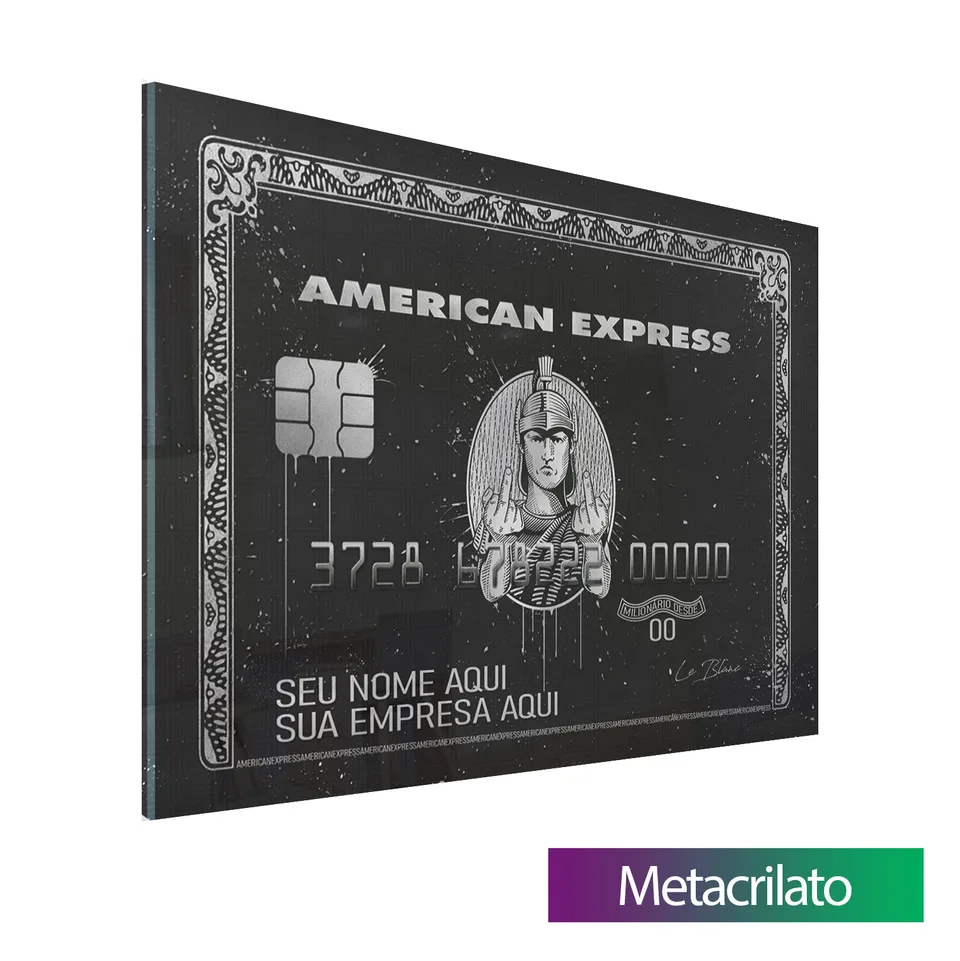 Quadro Personalizado AMEX Black, de Vicent de Lucca — foto 2