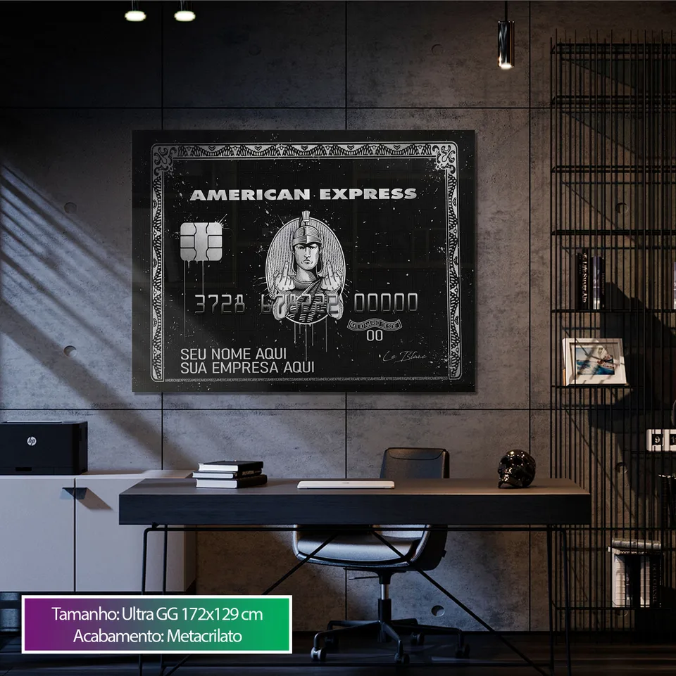 Quadro Personalizado AMEX Black, de Vicent de Lucca — foto 6